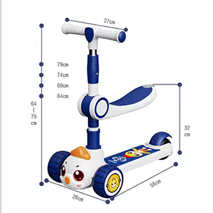 Xe Scooter 618-1 chòi chân đa năng