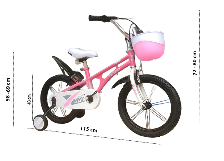 Xe đạp trẻ em WL16, Xe đạp 16 Inch dành cho bé gái