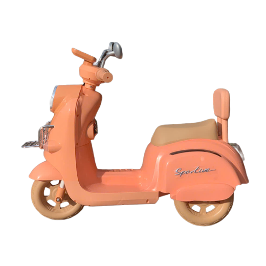 Mô tô điện trẻ em 9688, Xe vespa điện 12 vol dành cho bé