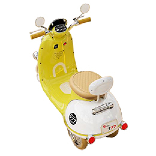 Xe máy điện cho bé A-777, Xe vespa điện trẻ em 