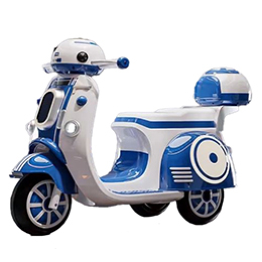 Xe máy điện trẻ em SMT-117, Xe vespa kiểu dáng robot