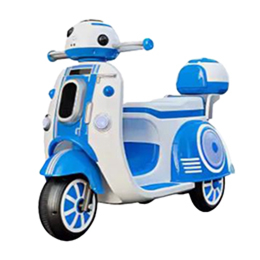 Xe máy điện trẻ em SMT-117, Xe vespa kiểu dáng robot