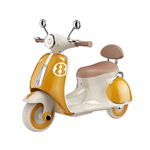 Xe máy điện cho bé V618, Xe Vespa điện trẻ em