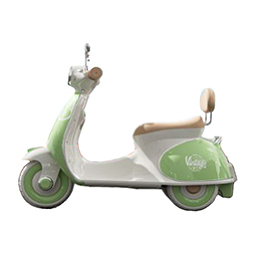 Xe máy điện cho bé V618, Xe Vespa điện trẻ em